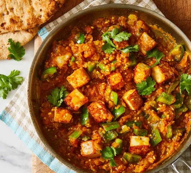 Kadhai paneer at Saanjh 24-7 Restaurant in Winnipeg, MB