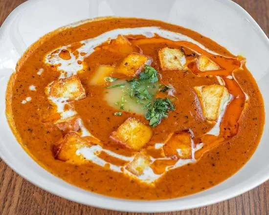 Paneer Butter Masala — vegetarian Punjabi paneer curry at Saanjh 24-7 Winnipeg